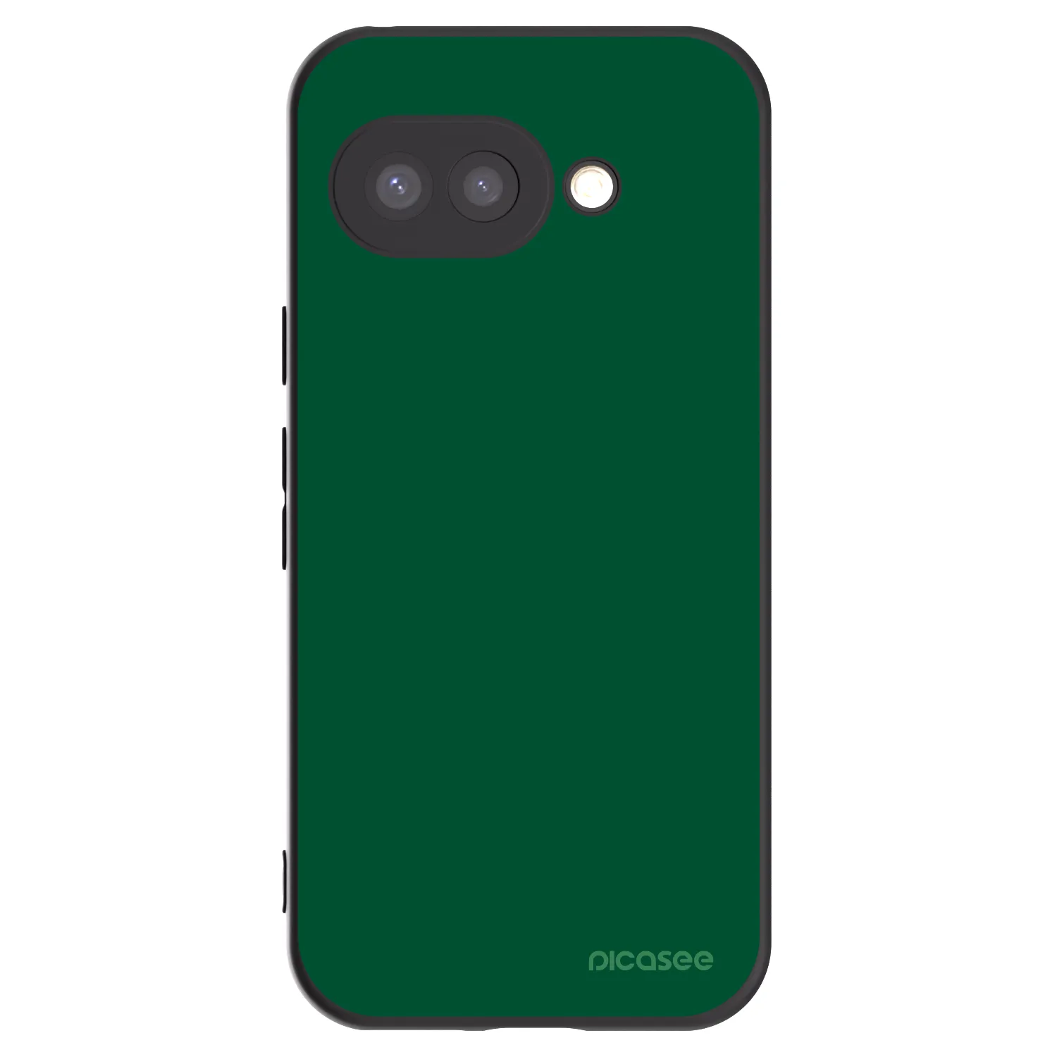Picasee silikónový čierny obal pre Google Pixel 9a - Green Gleam