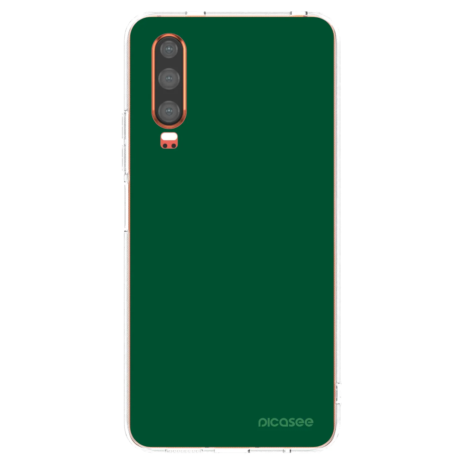 Picasee silikónový prehľadný obal pre Huawei P30 - Green Gleam