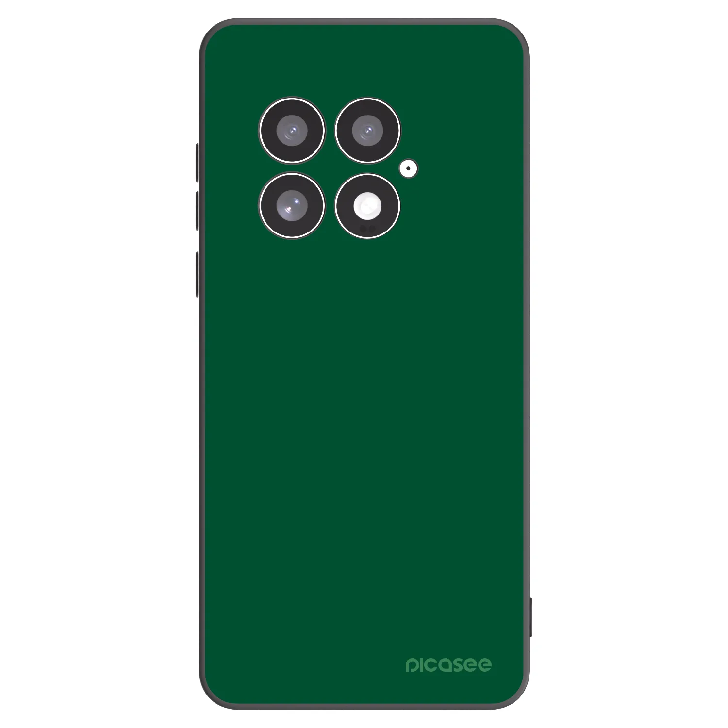 Picasee silikónový čierny obal pre OnePlus 13 5G - Green Gleam