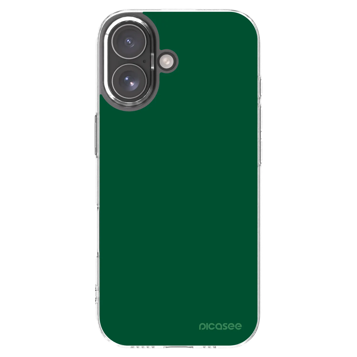 Picasee silikónový prehľadný obal pre Apple iPhone 17 - Green Gleam