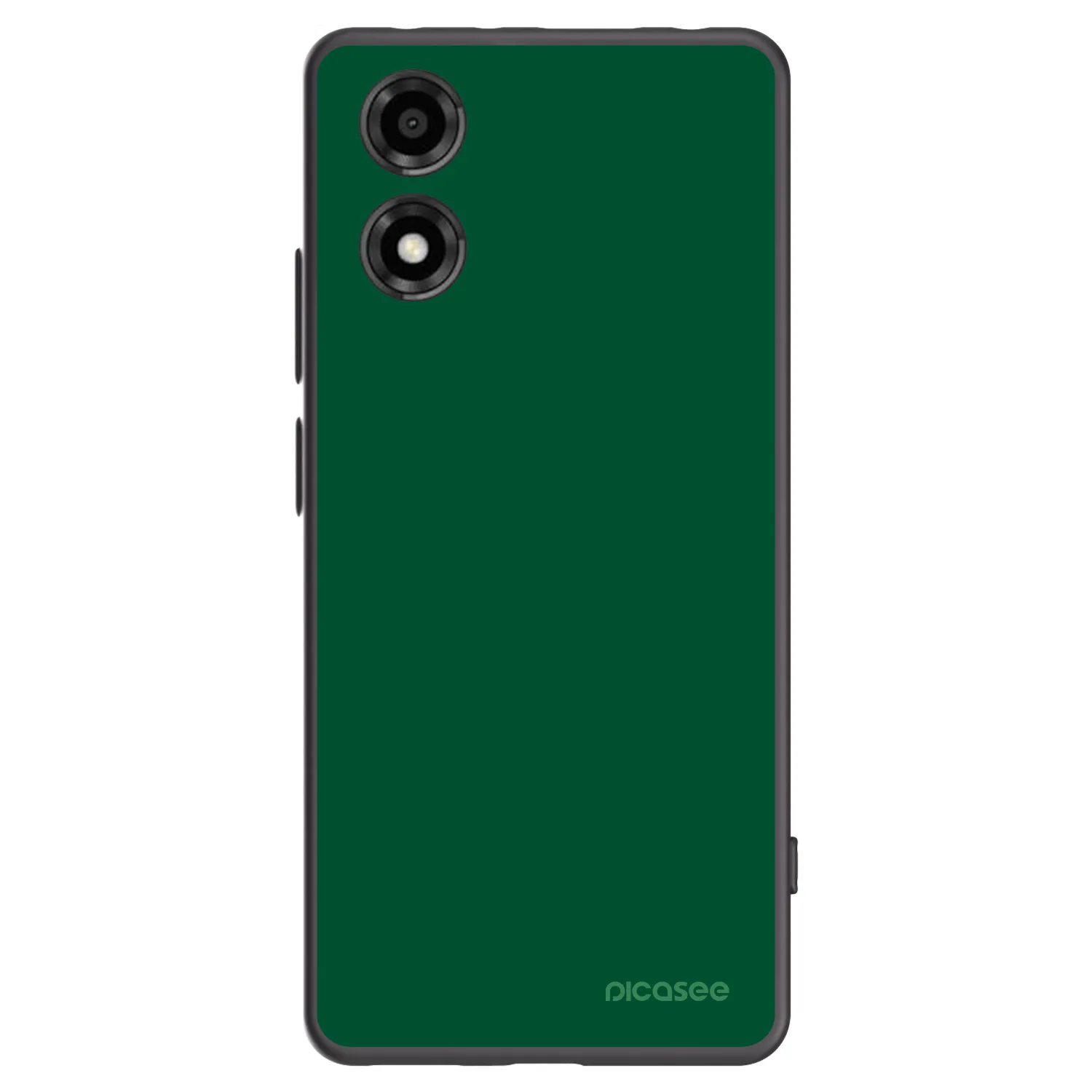 Picasee silikónový čierny obal pre Motorola Moto E14 - Green Gleam