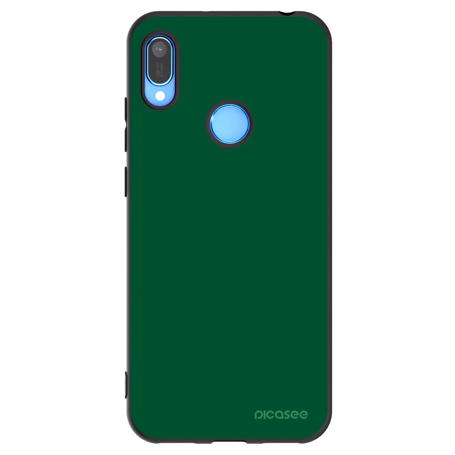 Picasee silikónový čierny obal pre Huawei Y6 2019 - Green Gleam