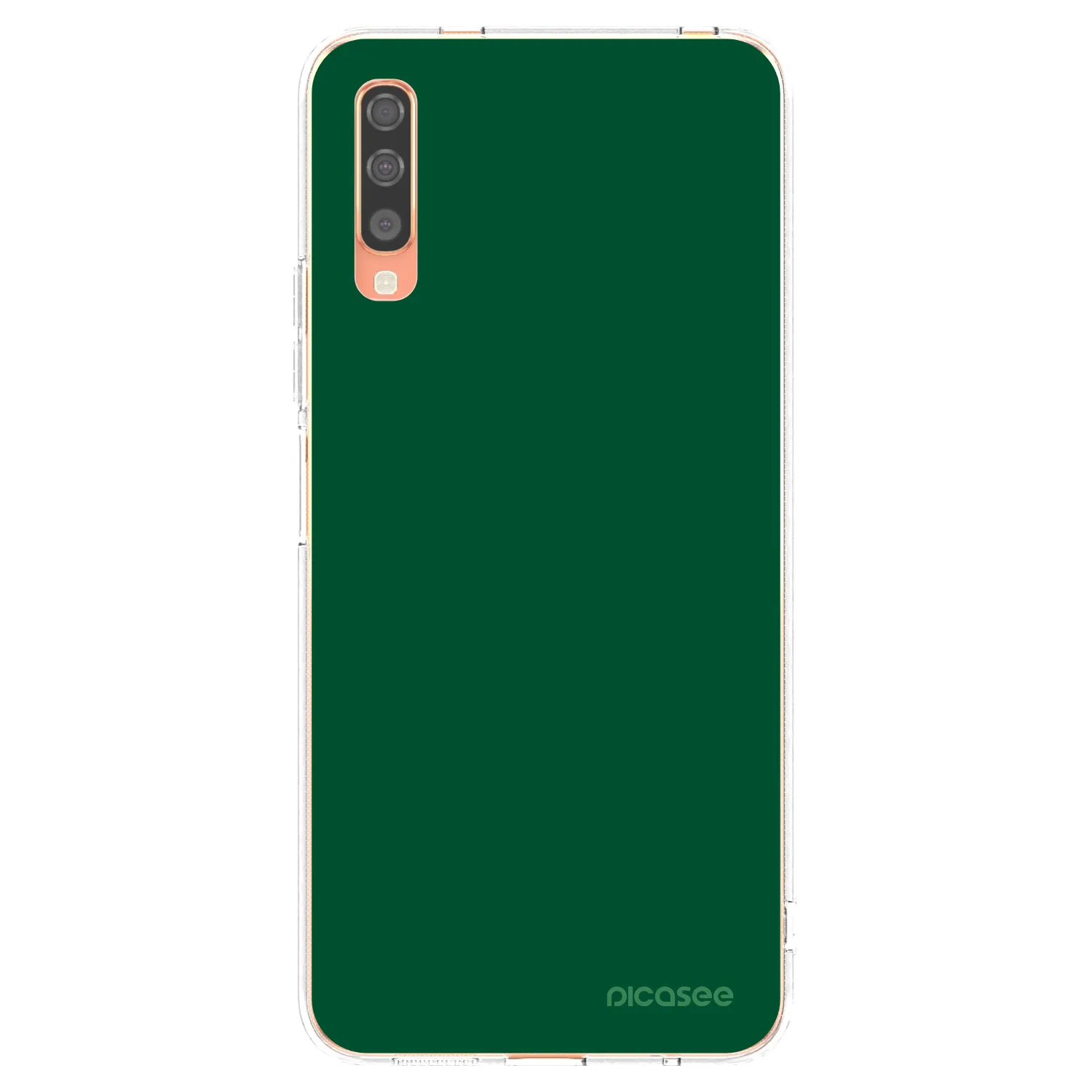 Picasee silikónový prehľadný obal pre Samsung Galaxy A70 A705F - Green Gleam