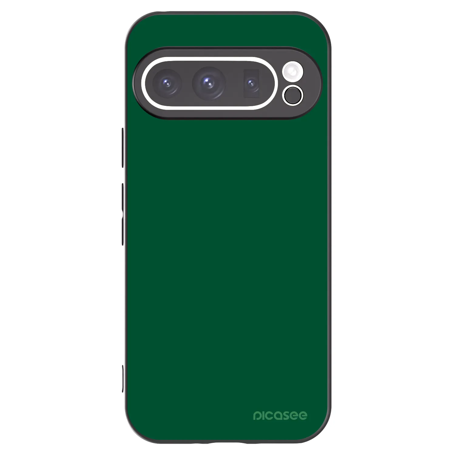 Picasee silikónový čierny obal pre Google Pixel 9 Pro XL - Green Gleam