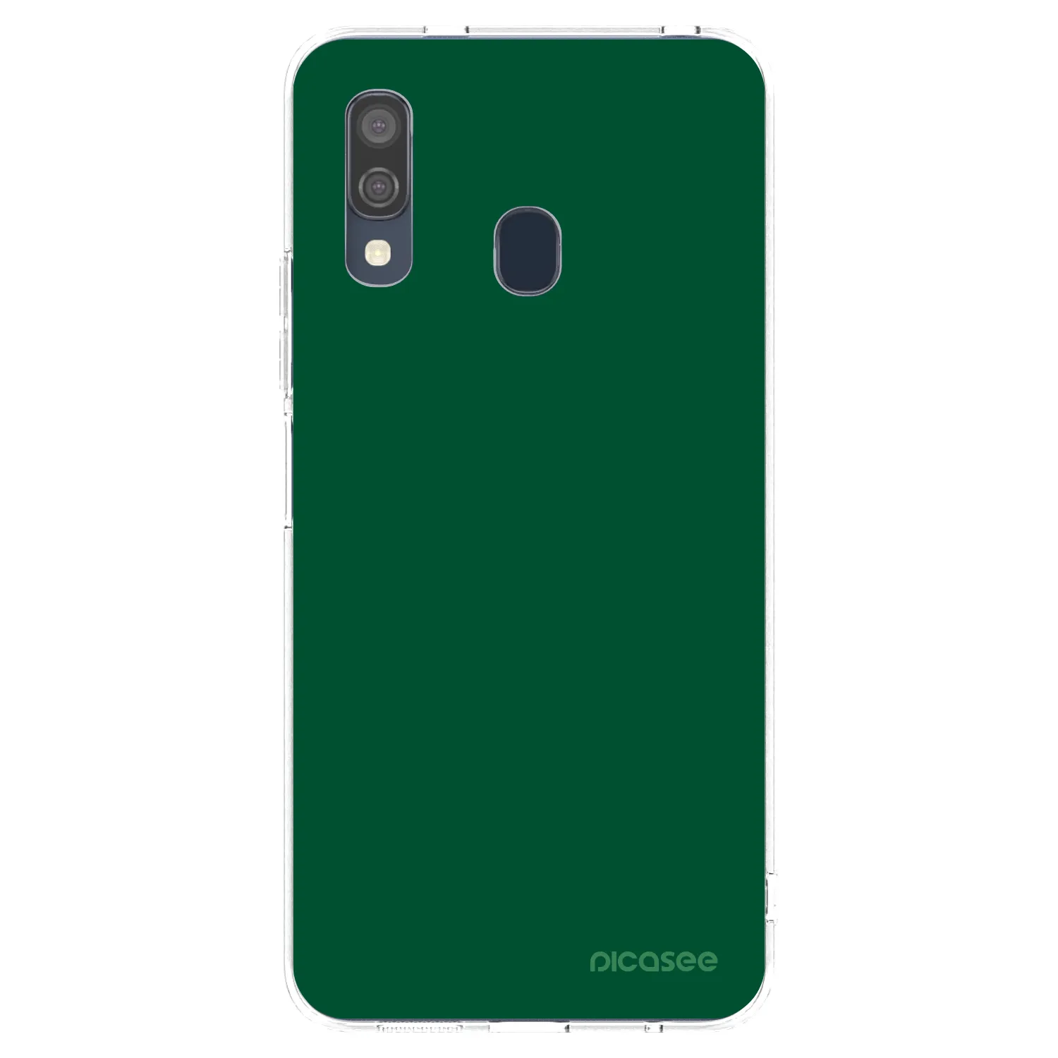 Picasee silikónový prehľadný obal pre Samsung Galaxy A40 A405F - Green Gleam