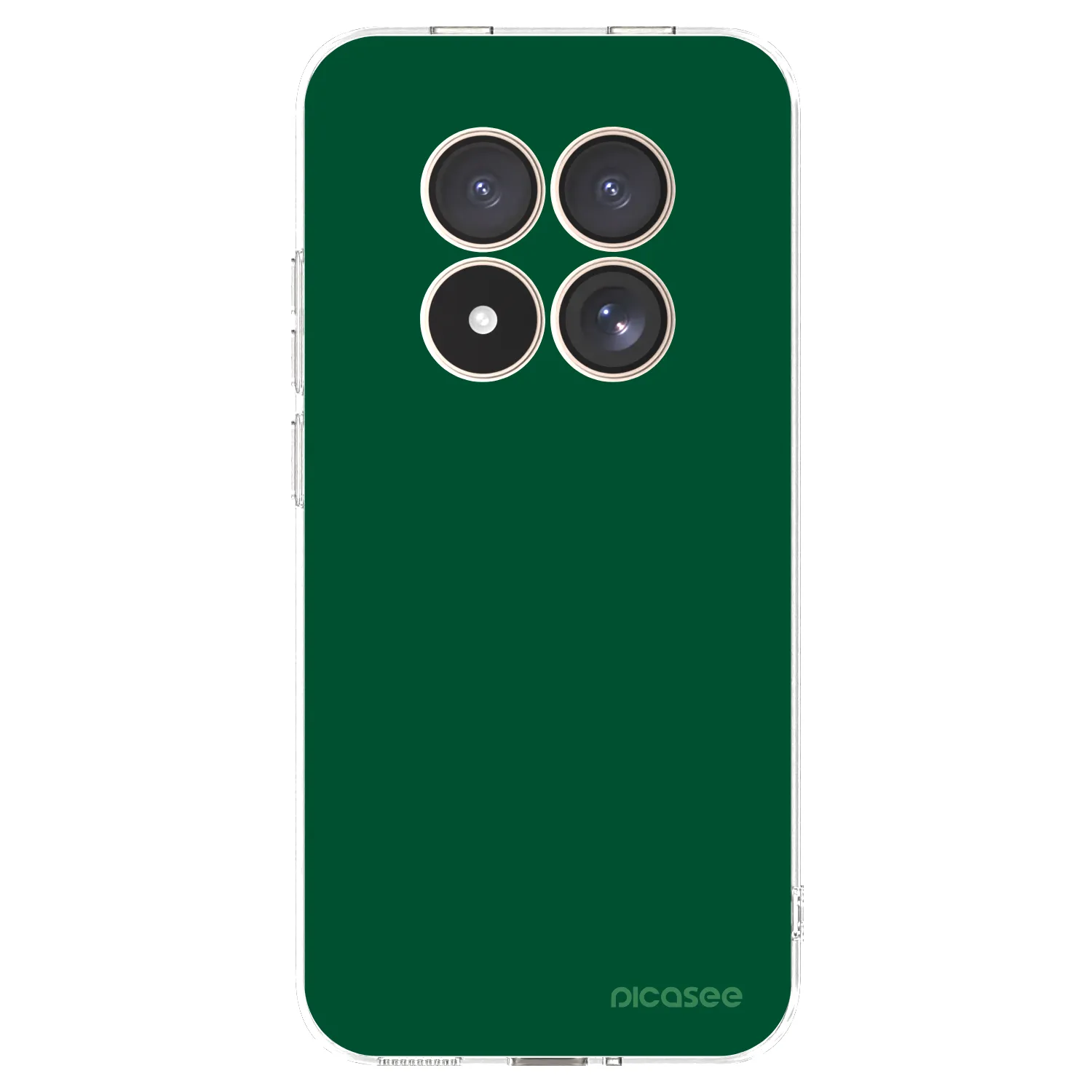 Picasee silikónový prehľadný obal pre Xiaomi Redmi Note 15 Pro 4G - Green Gleam