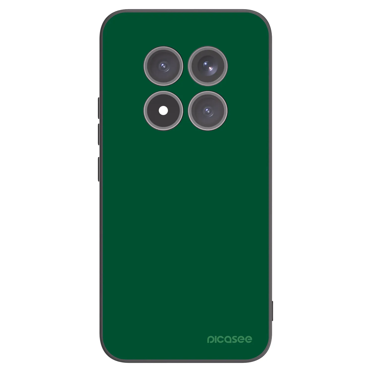Silikónový čierny obal pre Xiaomi Redmi Note 15 Pro+ - Green Gleam