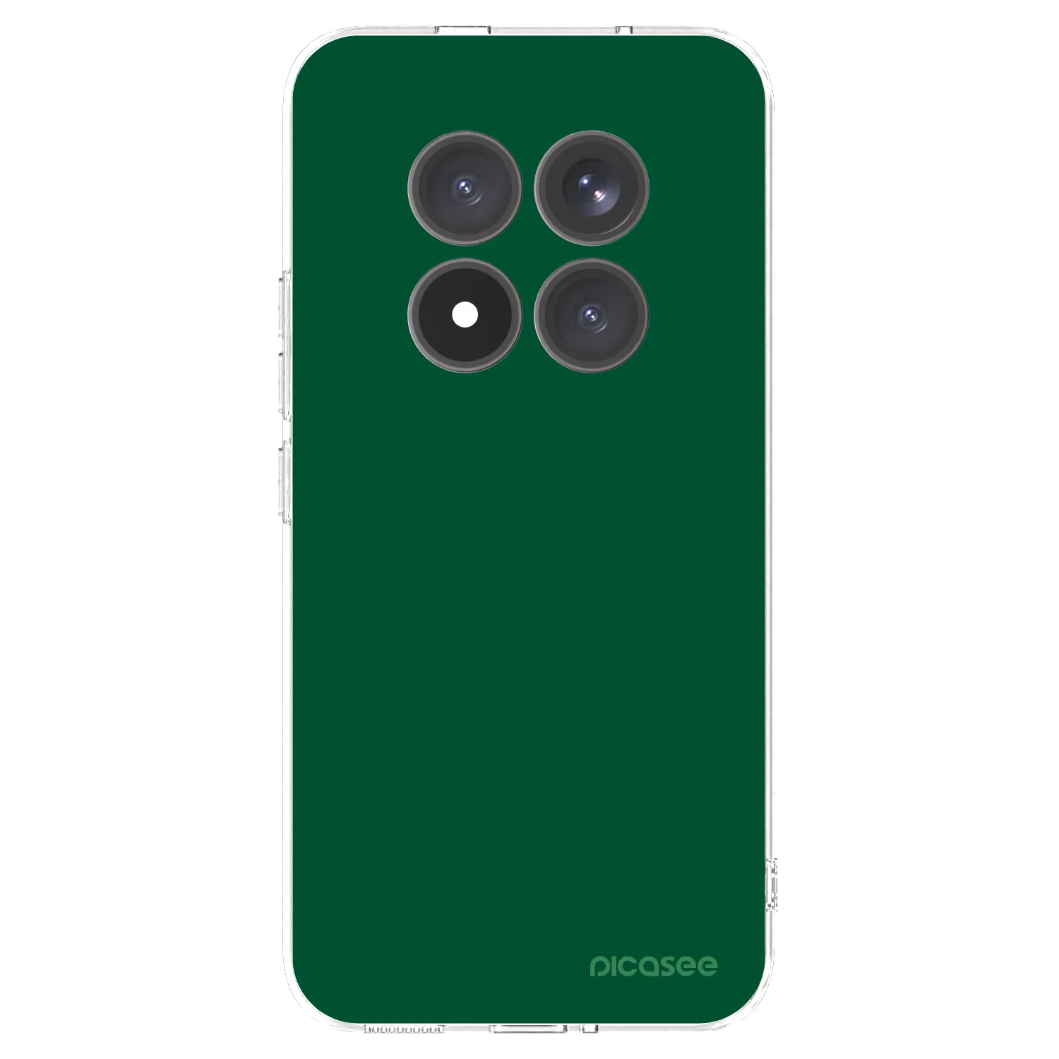 Silikónový prehľadný obal pre Xiaomi Redmi Note 15 Pro+ - Green Gleam