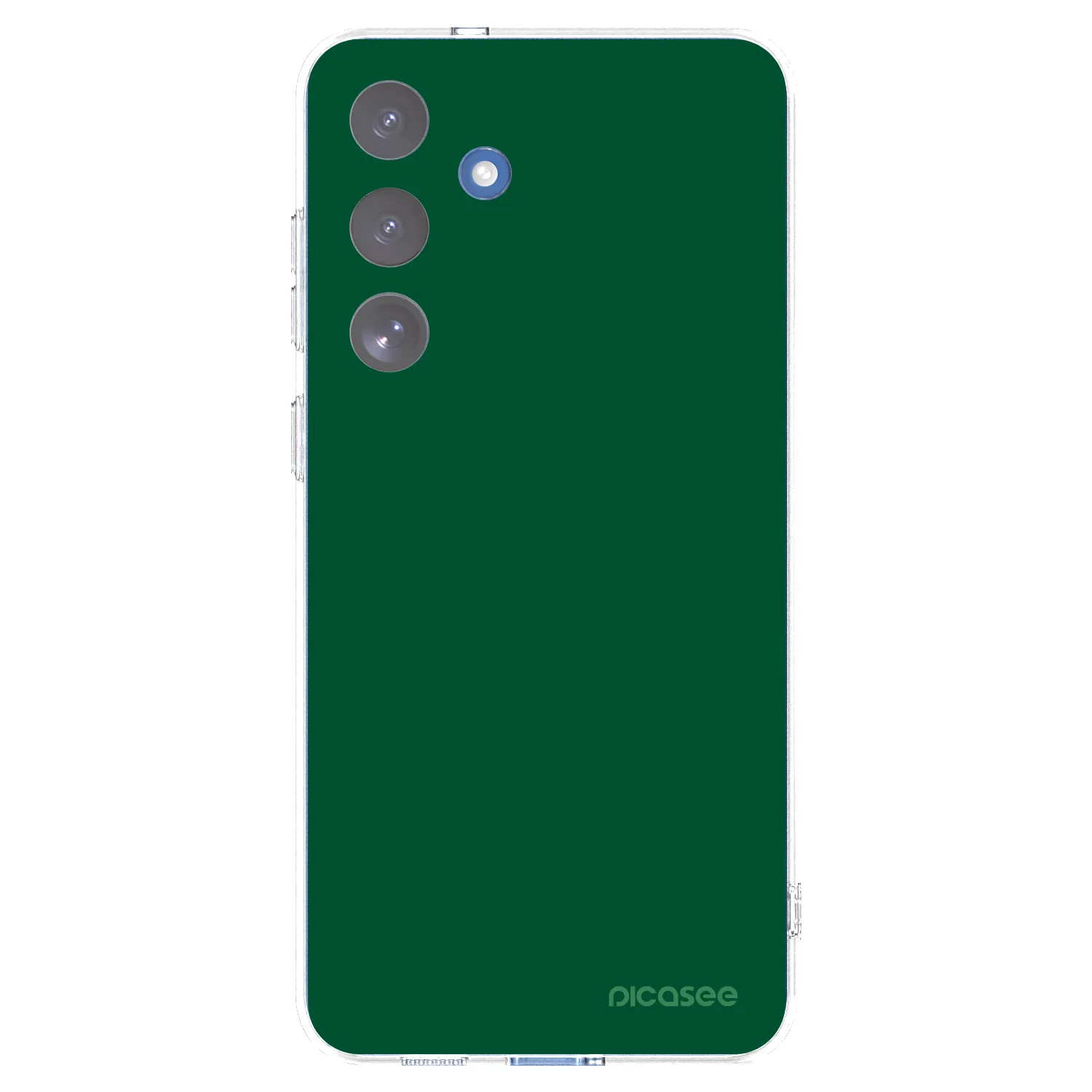 Picasee silikónový prehľadný obal pre Samsung Galaxy S25 FE 5G - Green Gleam