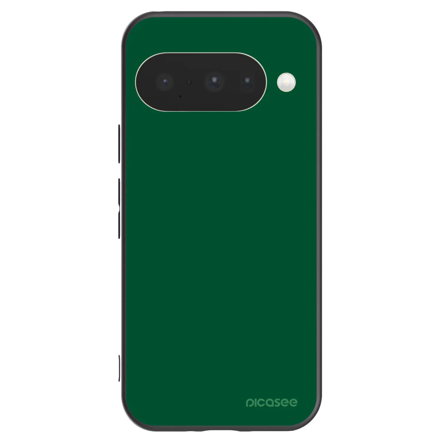 Picasee silikónový čierny obal pre Google Pixel 10 - Green Gleam