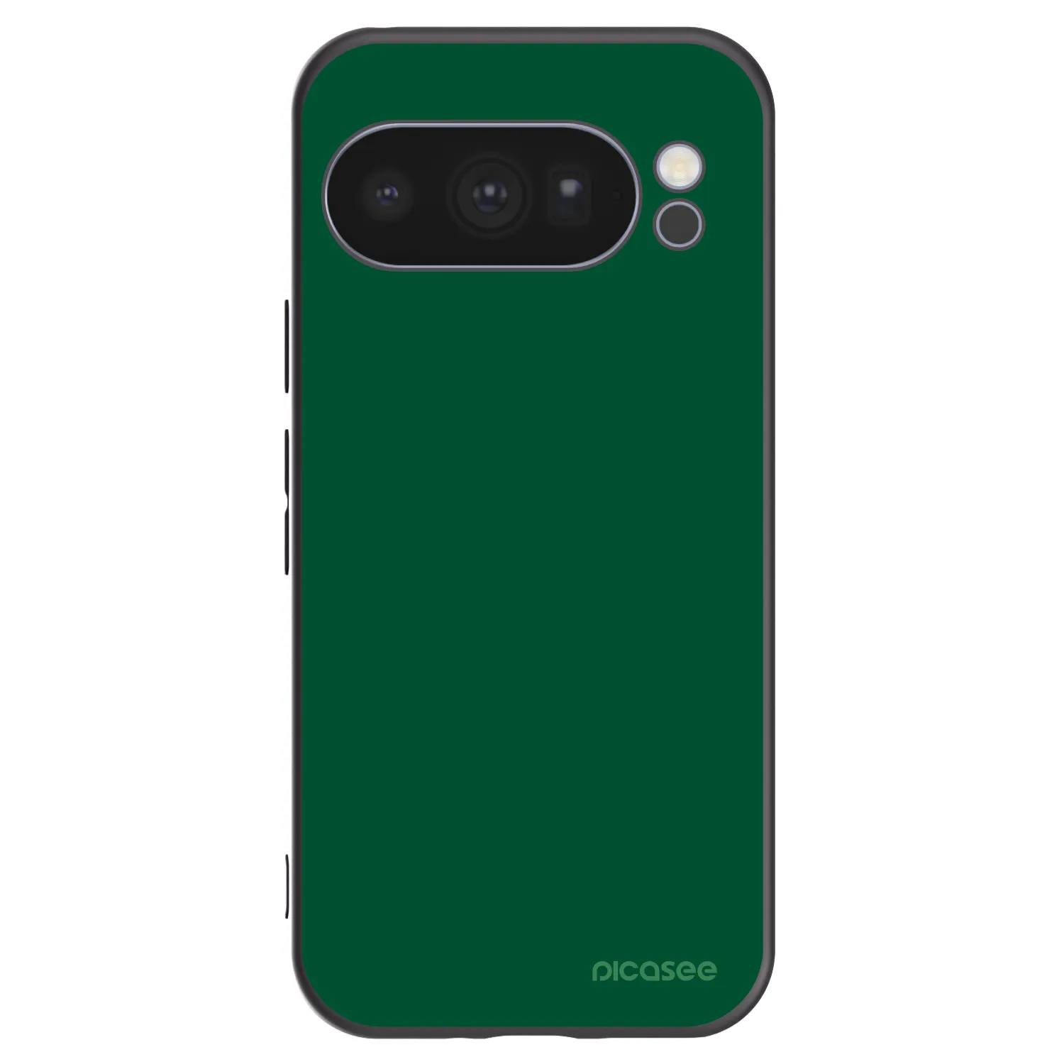 Picasee silikónový čierny obal pre Google Pixel 10 Pro - Green Gleam