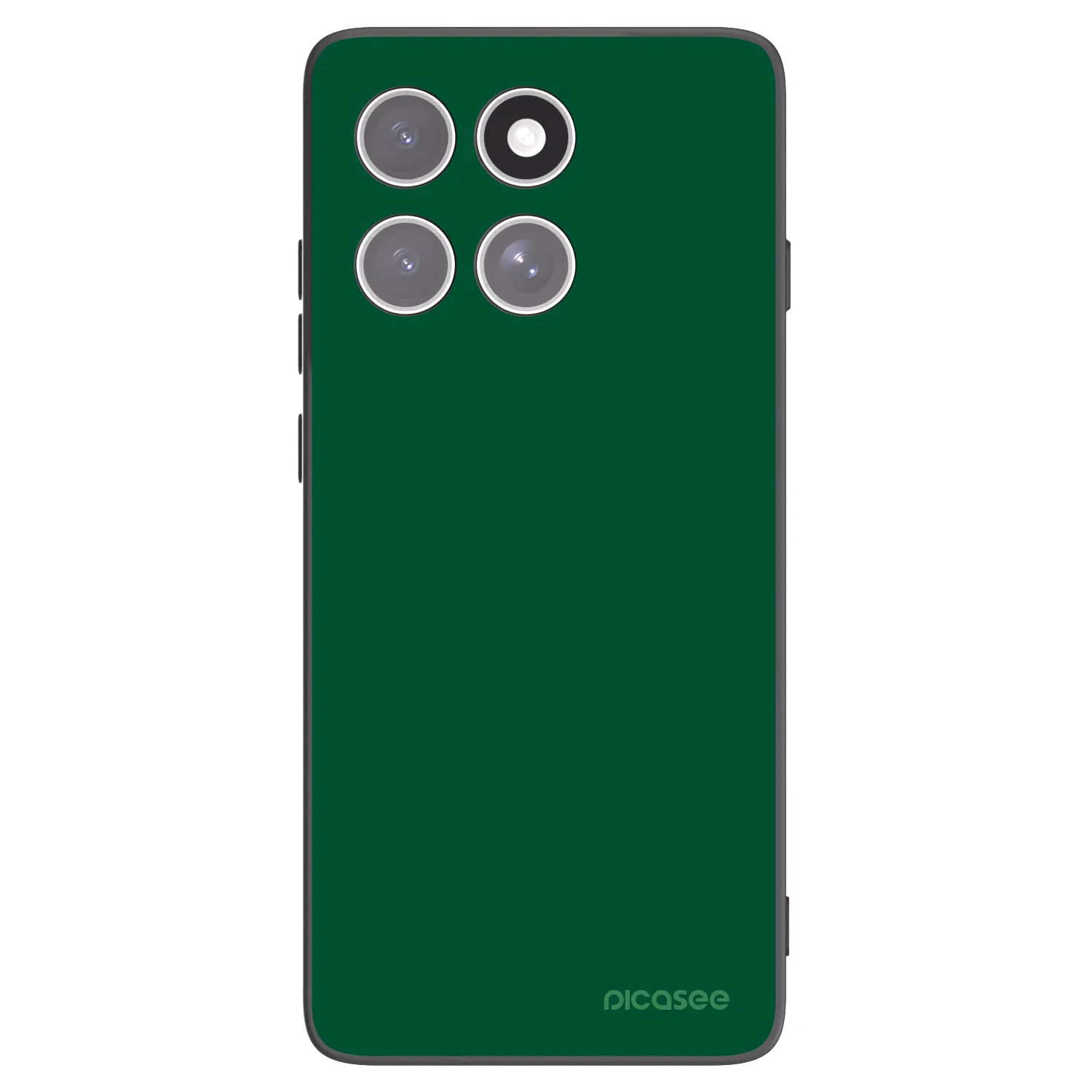 Silikónový čierny obal pre Motorola Edge 60 Fusion - Green Gleam
