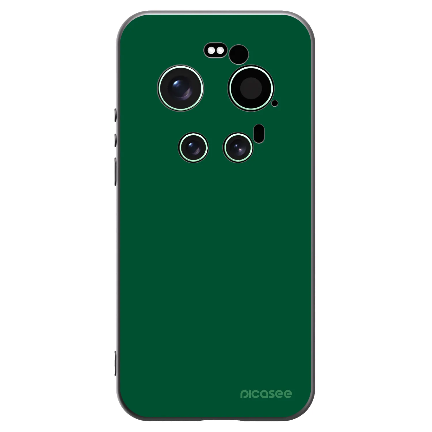 Picasee silikónový čierny obal pre Xiaomi 17 Ultra - Green Gleam