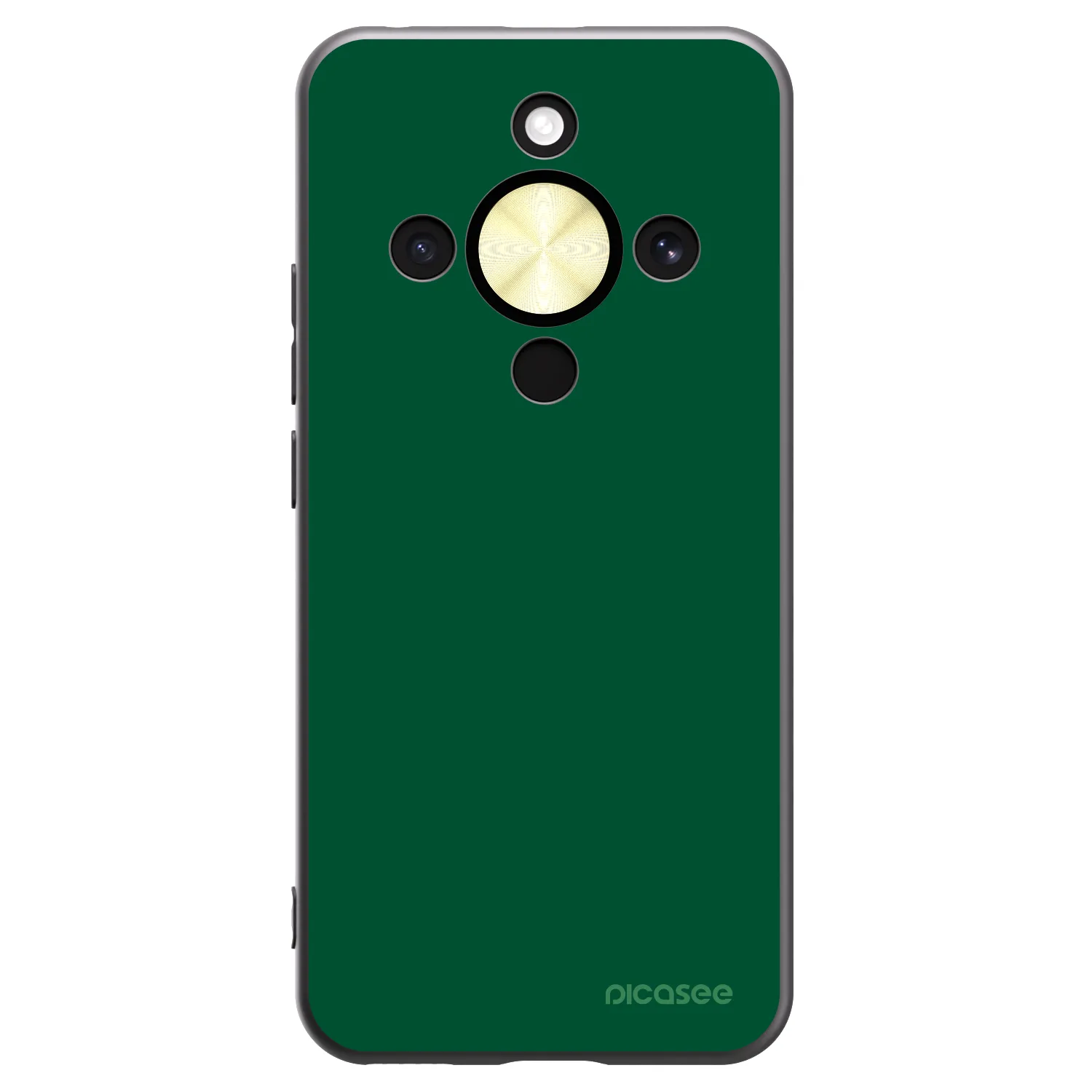 Picasee silikónový čierny obal pre Honor Magic8 Lite 5G - Green Gleam