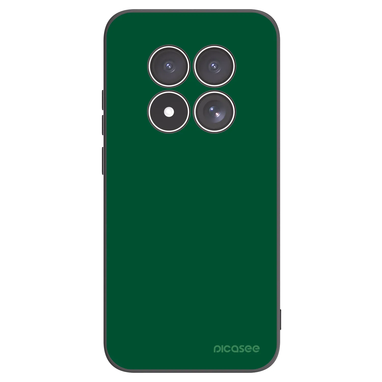 Picasee silikónový čierny obal pre Xiaomi Redmi Note 15 Pro 5G - Green Gleam