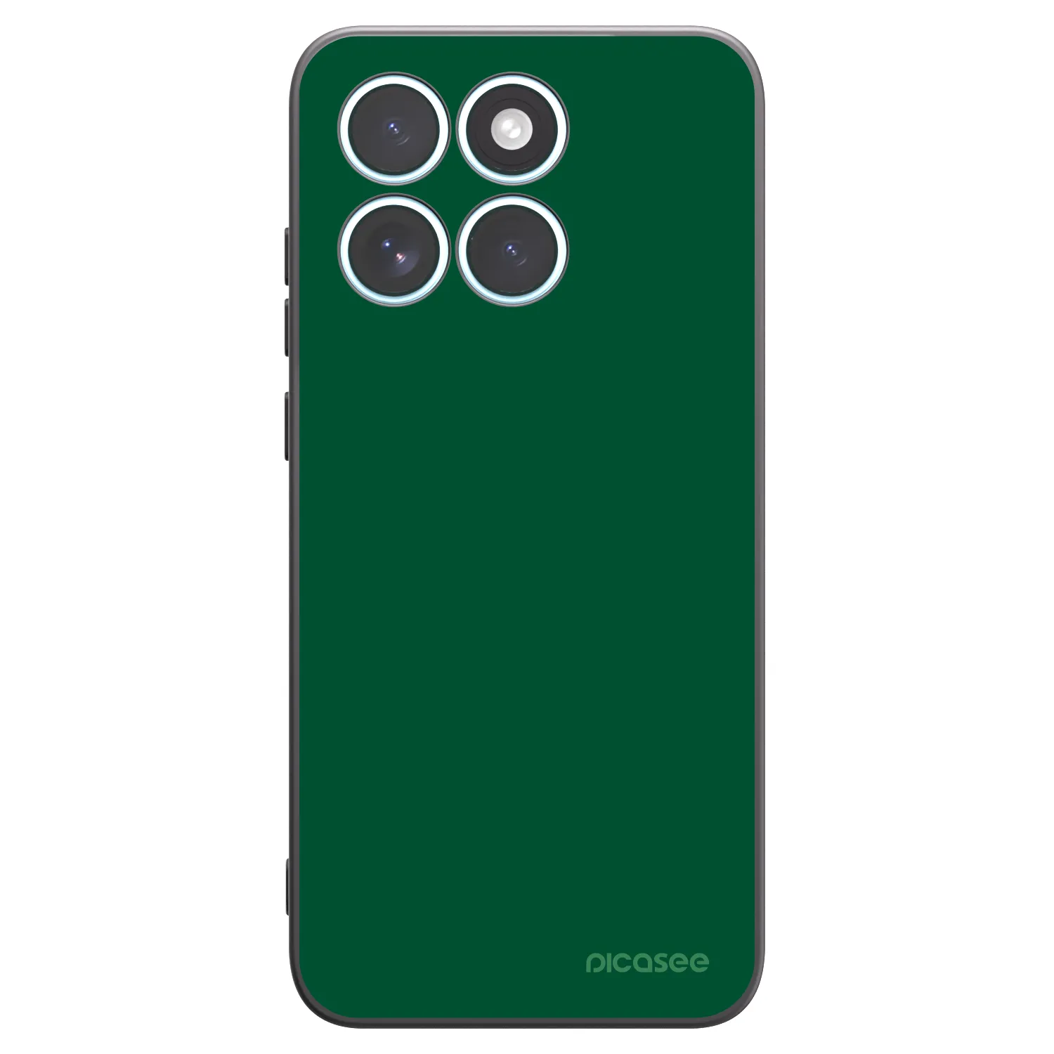 Picasee silikónový čierny obal pre Motorola Edge 70 Fusion - Green Gleam