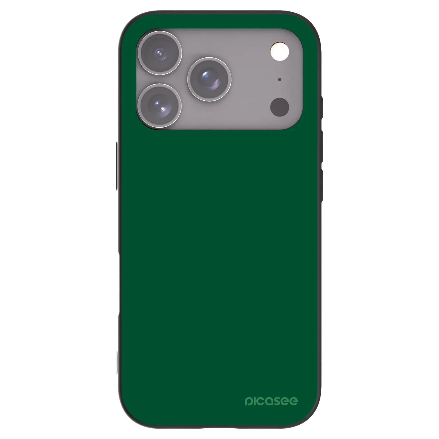 Picasee silikónový čierny obal pre Apple iPhone 18 Pro - Green Gleam
