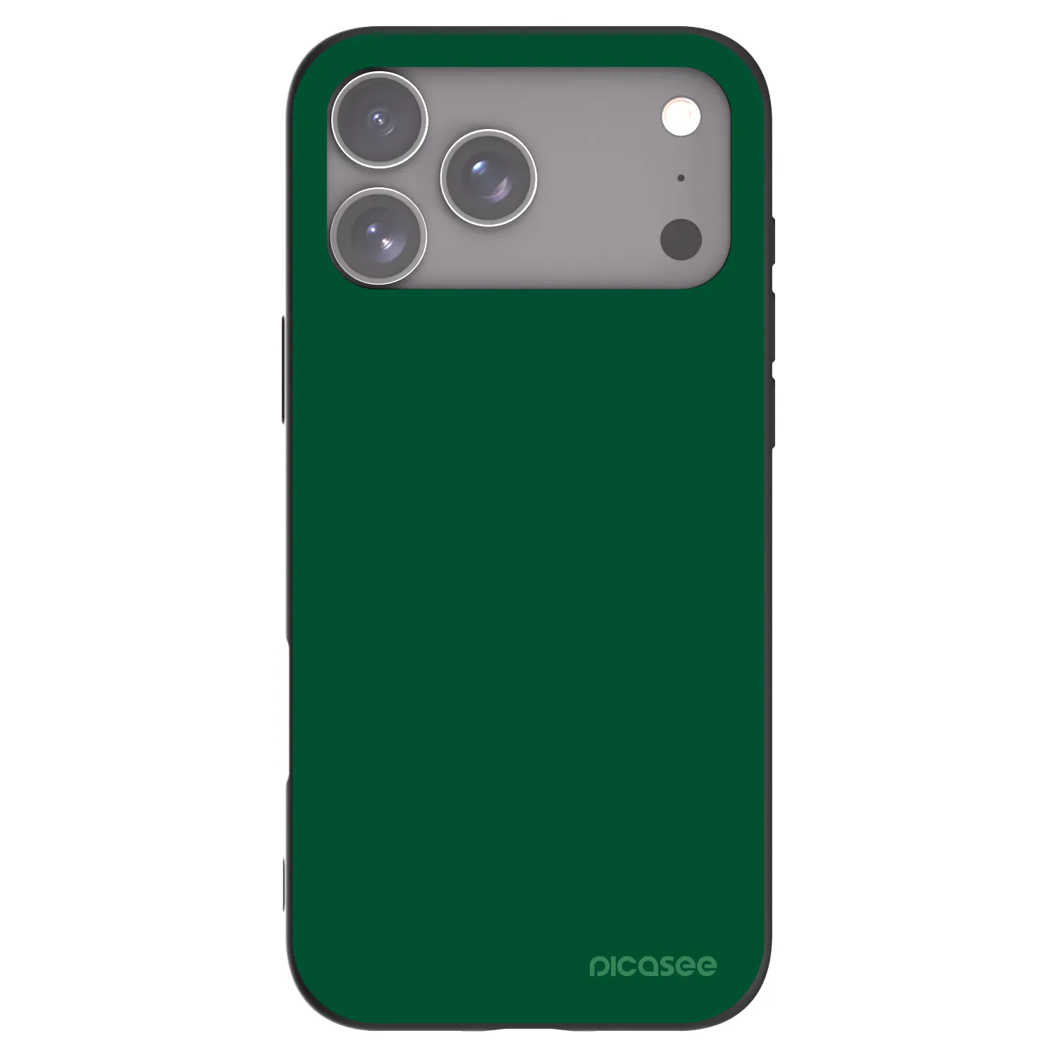 Picasee silikónový čierny obal pre Apple iPhone 18 Pro Max - Green Gleam