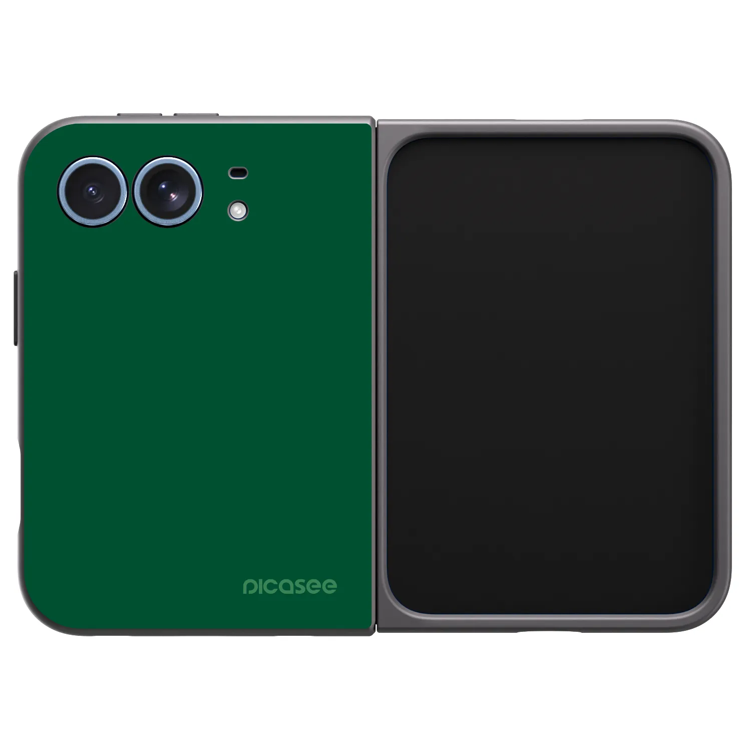 Picasee silikónový čierny obal pre Apple iPhone Ultra - Green Gleam