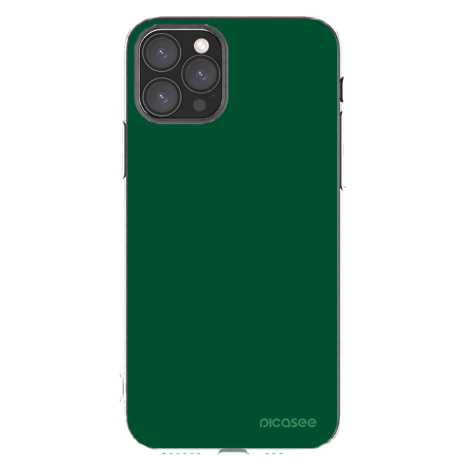 Picasee silikónový prehľadný obal pre Apple iPhone 11 Pro - Green Gleam