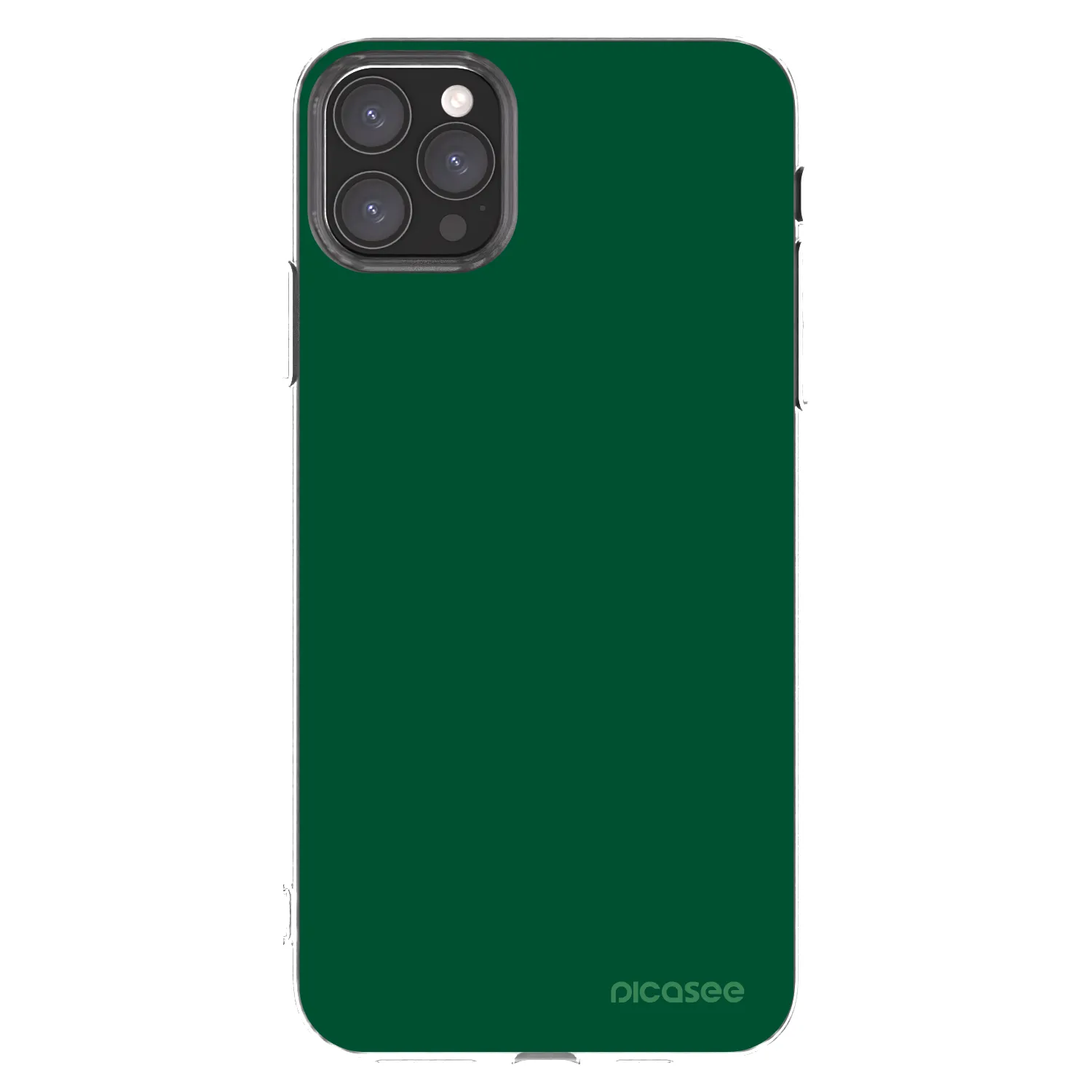 Picasee silikónový prehľadný obal pre Apple iPhone 11 Pro Max - Green Gleam