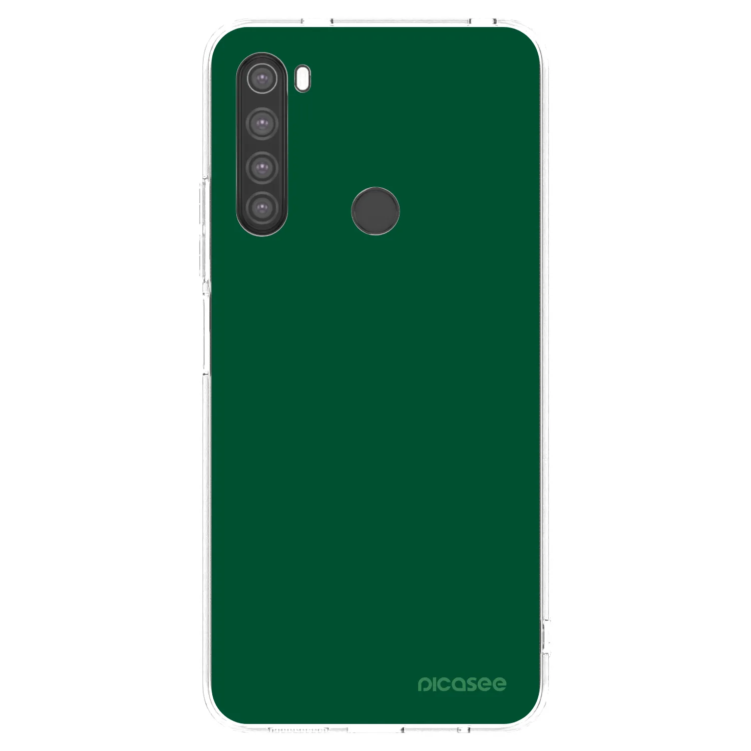 Picasee silikónový prehľadný obal pre Xiaomi Redmi Note 8 - Green Gleam
