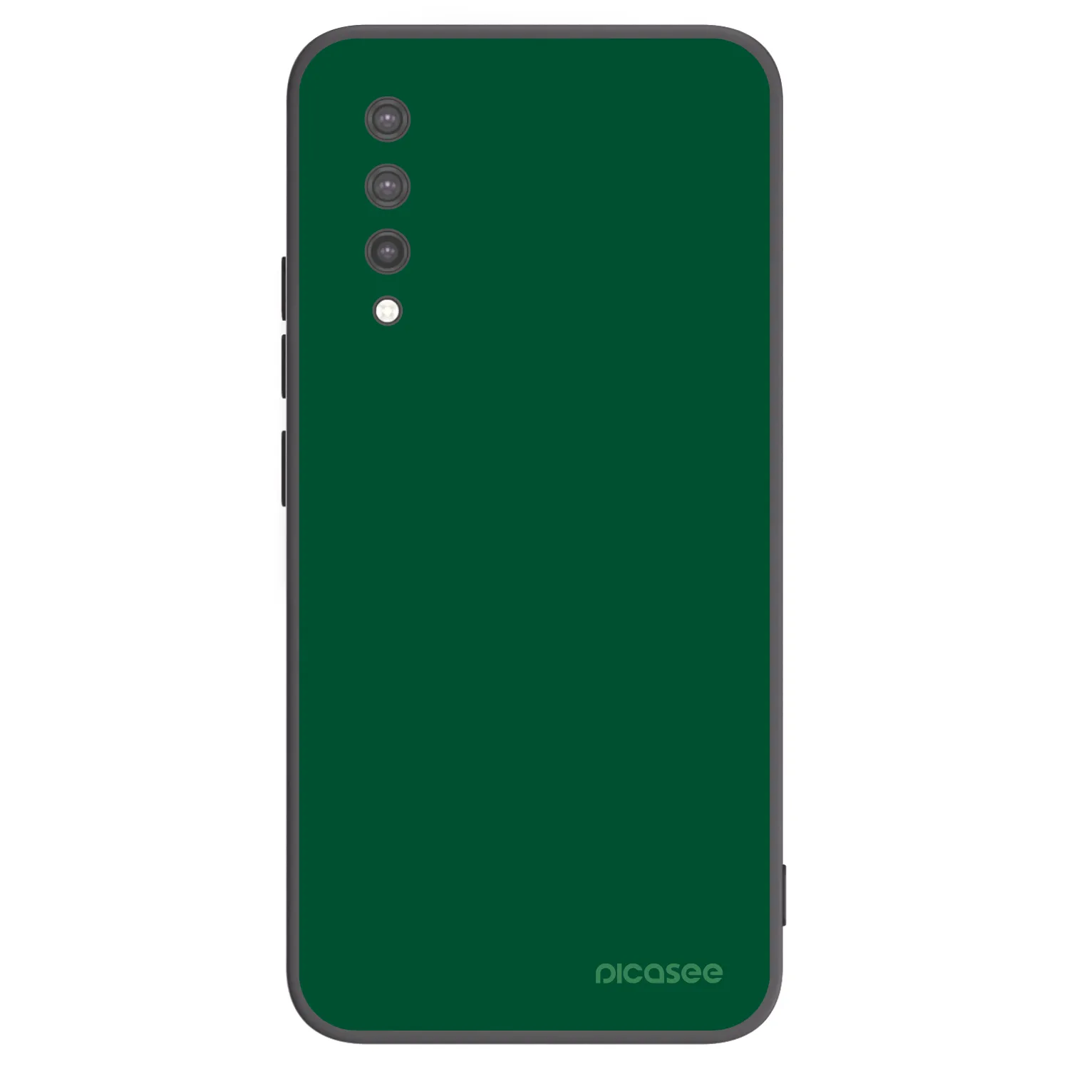 Picasee silikónový čierny obal pre Xiaomi Mi 9 Lite - Green Gleam