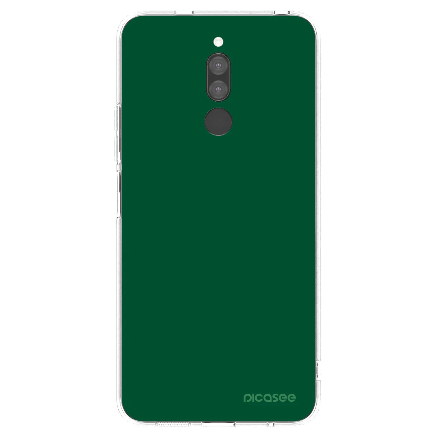 Silikónový prehľadný obal pre Xiaomi Redmi 8 - Green Gleam