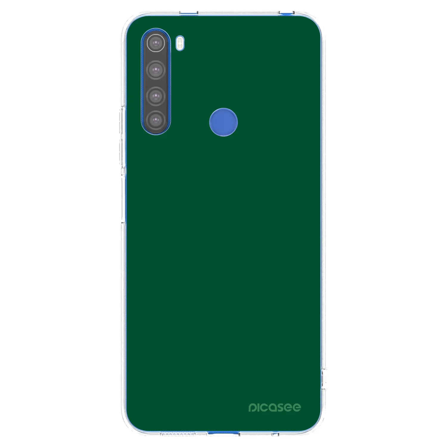 Silikónový prehľadný obal pre Xiaomi Redmi Note 8T - Green Gleam