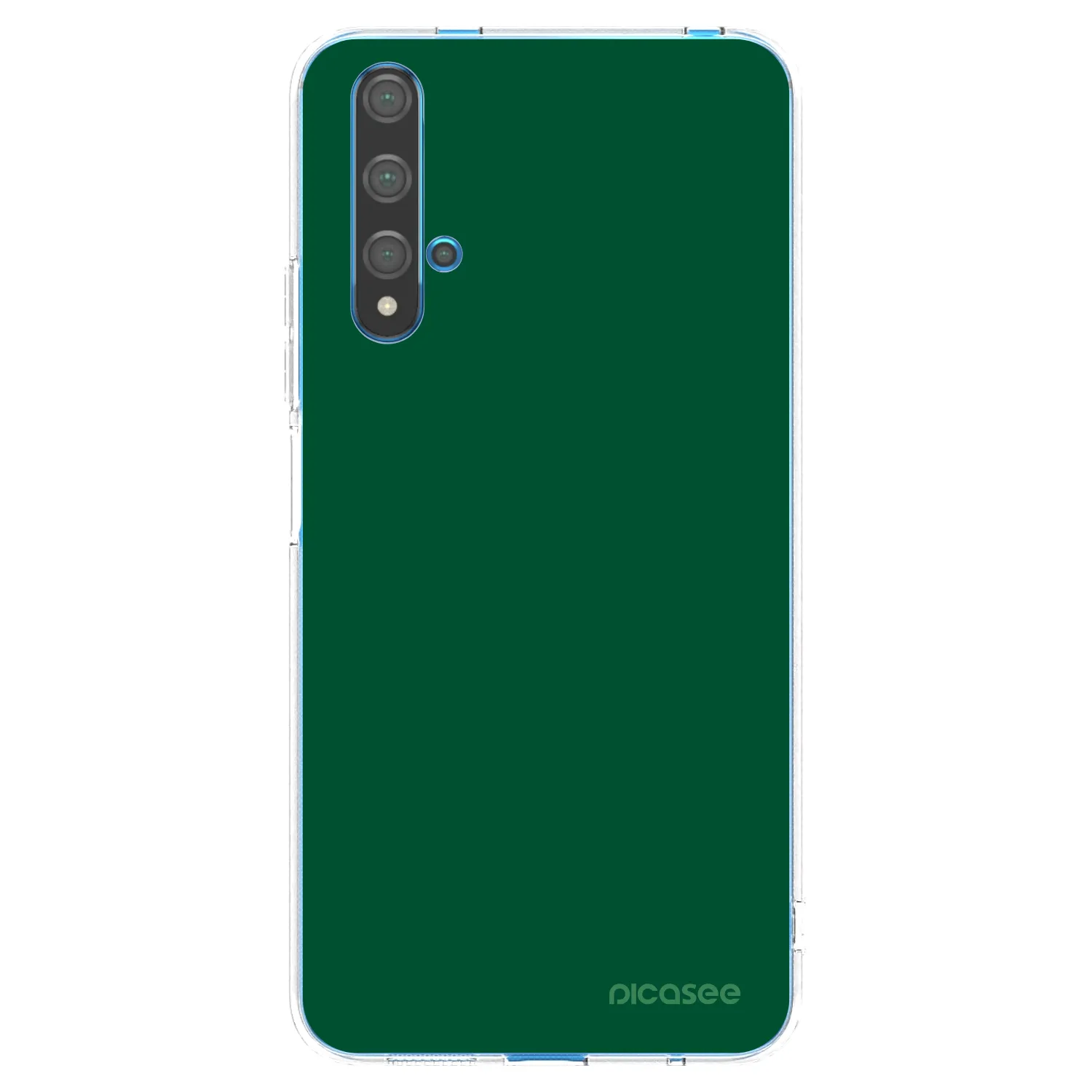 Picasee silikónový prehľadný obal pre Huawei Nova 5T - Green Gleam