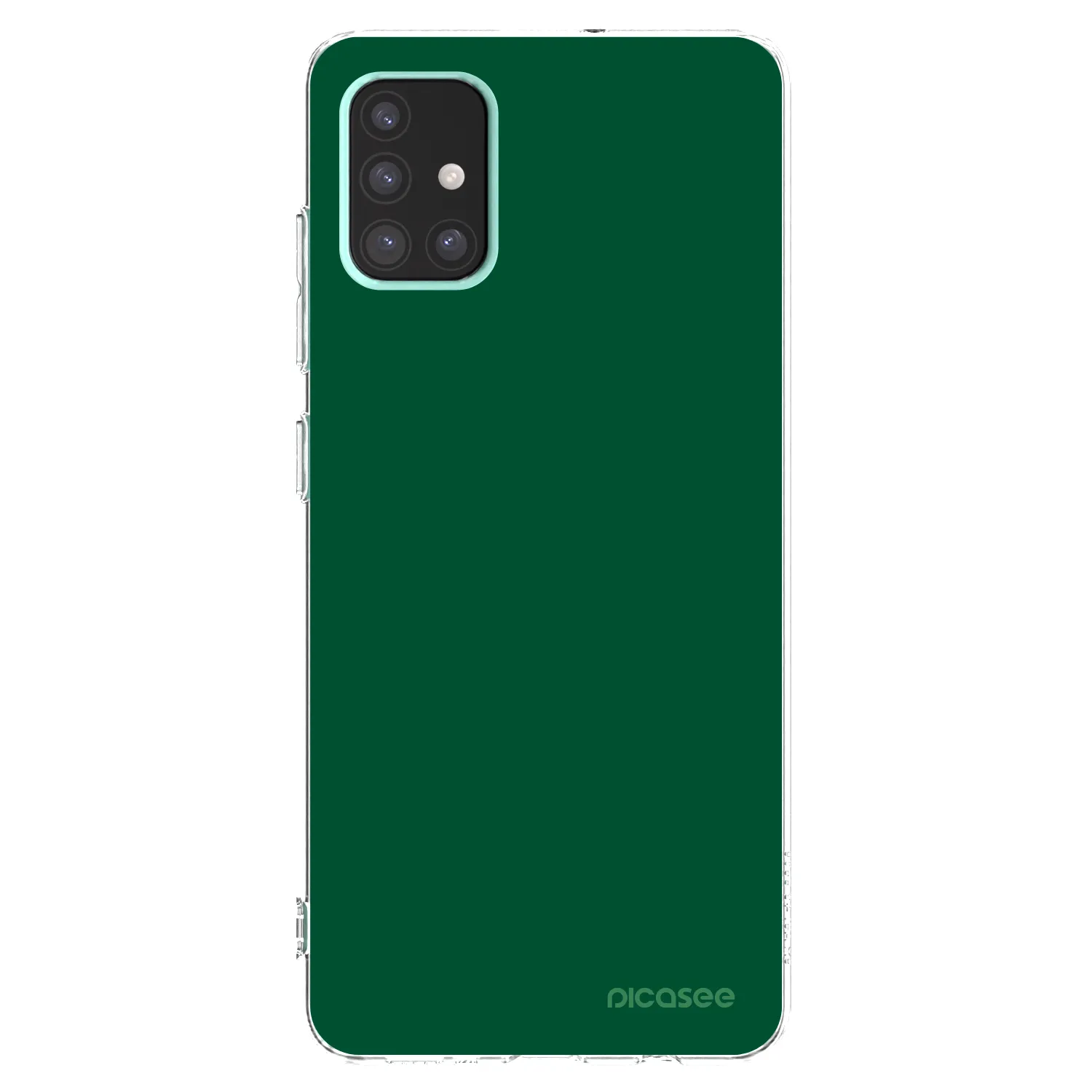 Silikónový prehľadný obal pre Samsung Galaxy A51 A515F - Green Gleam