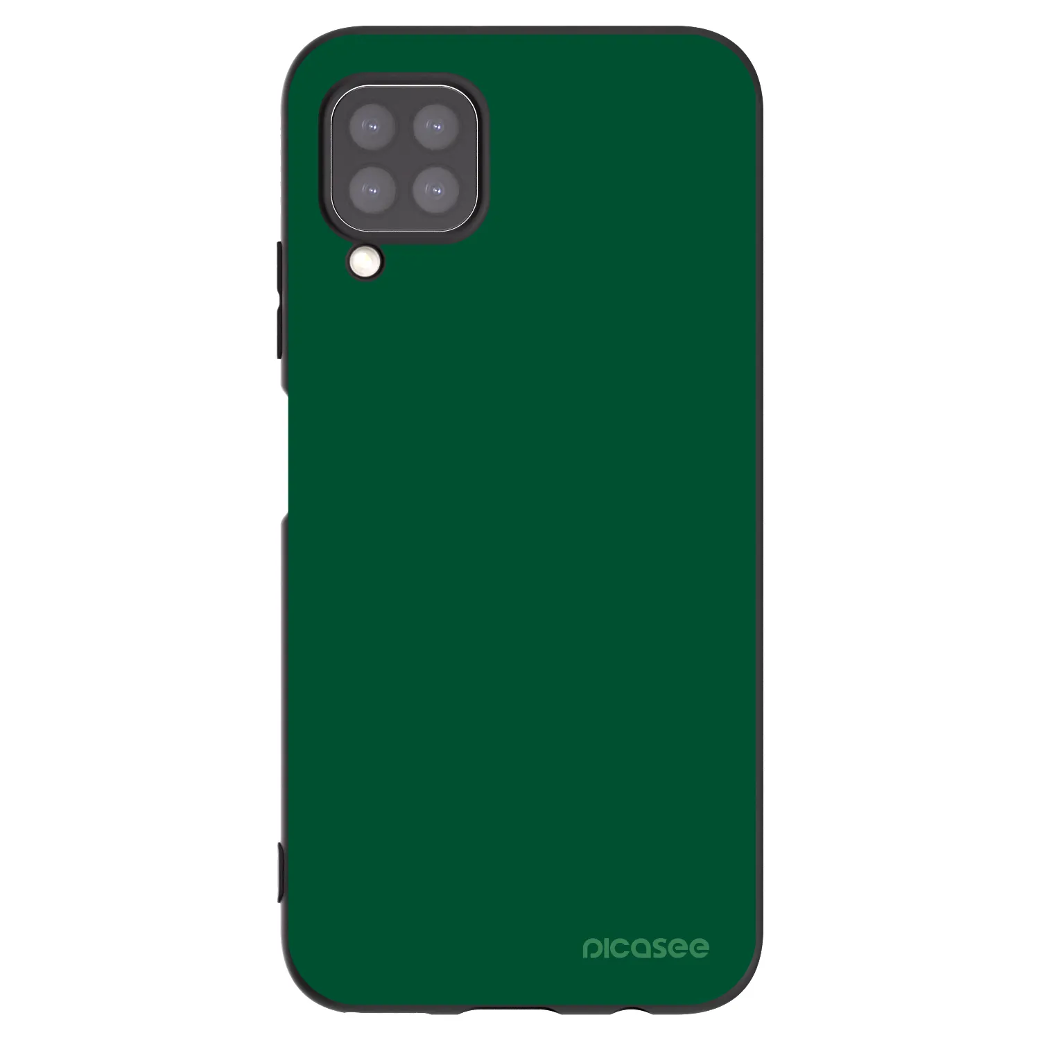 Picasee silikónový čierny obal pre Huawei P40 Lite - Green Gleam