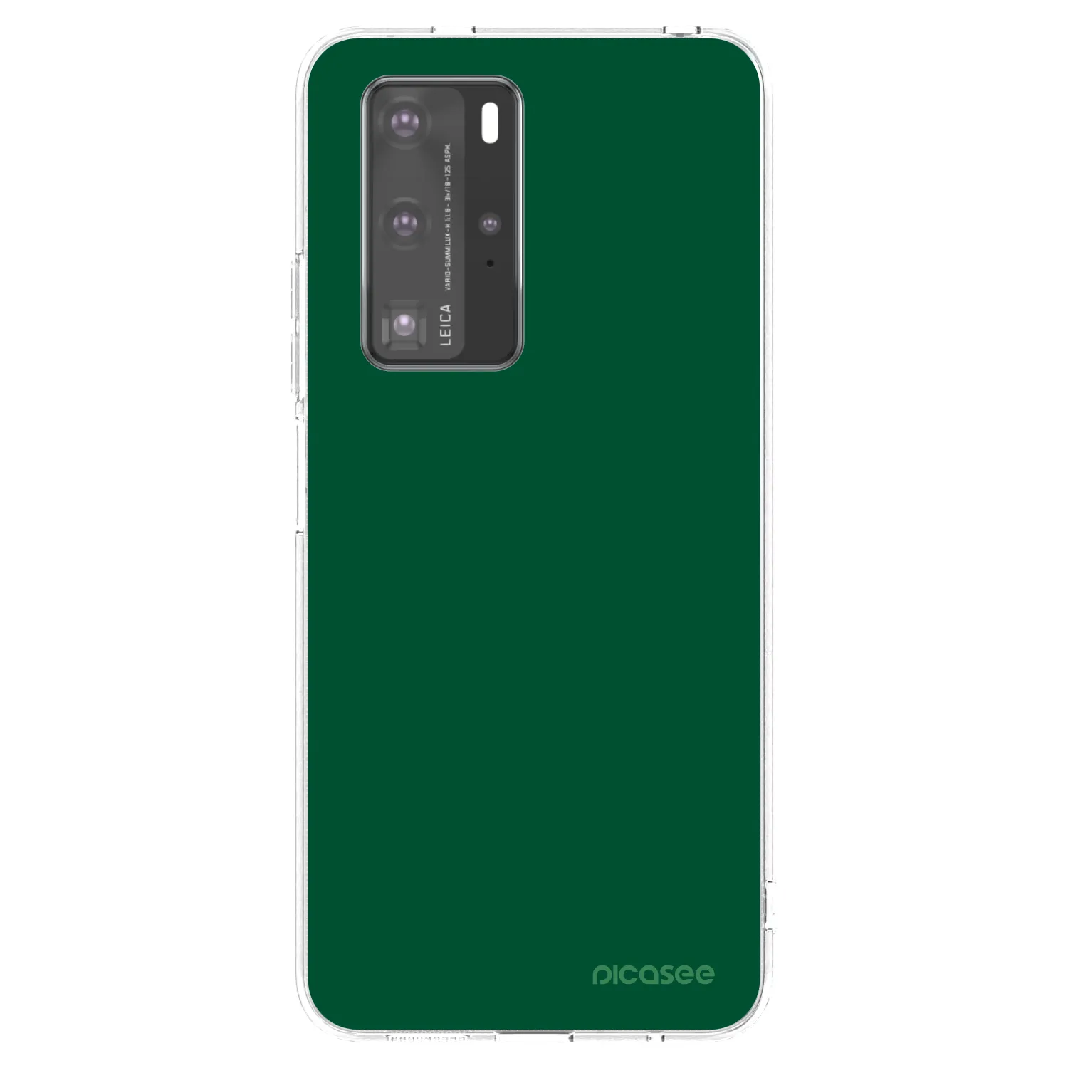 Picasee silikónový prehľadný obal pre Huawei P40 Pro - Green Gleam