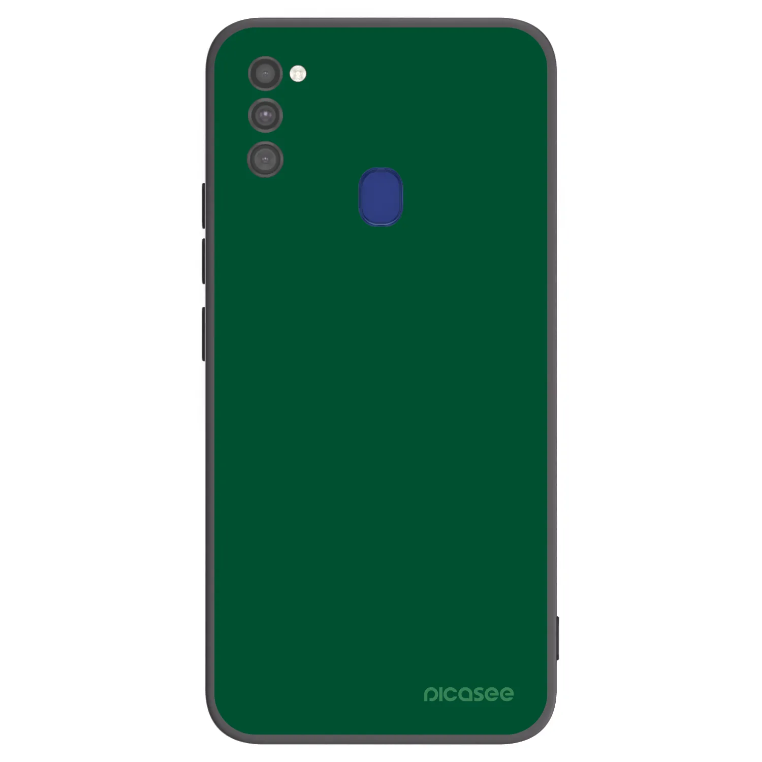 Picasee silikónový čierny obal pre Samsung Galaxy M21 M215F - Green Gleam