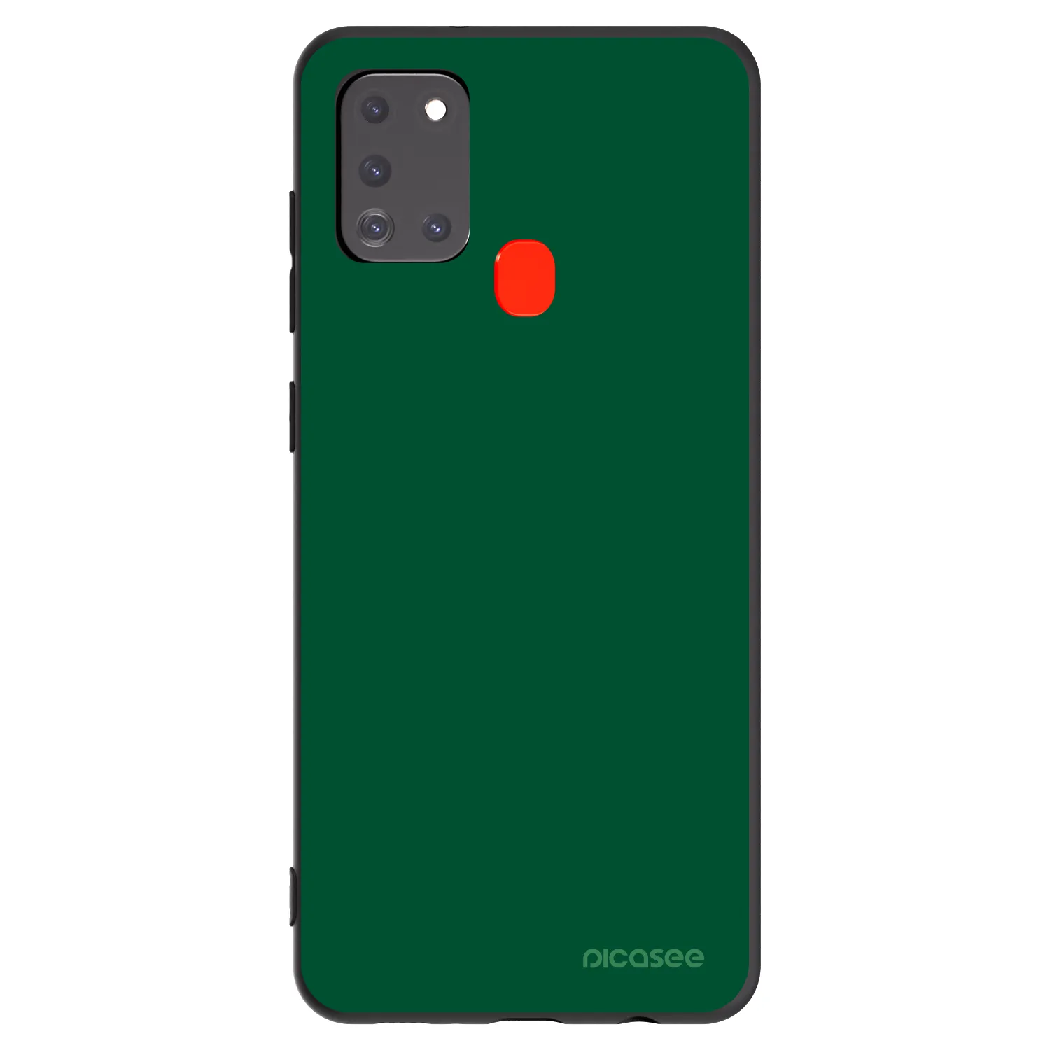 Picasee silikónový čierny obal pre Samsung Galaxy A21s - Green Gleam
