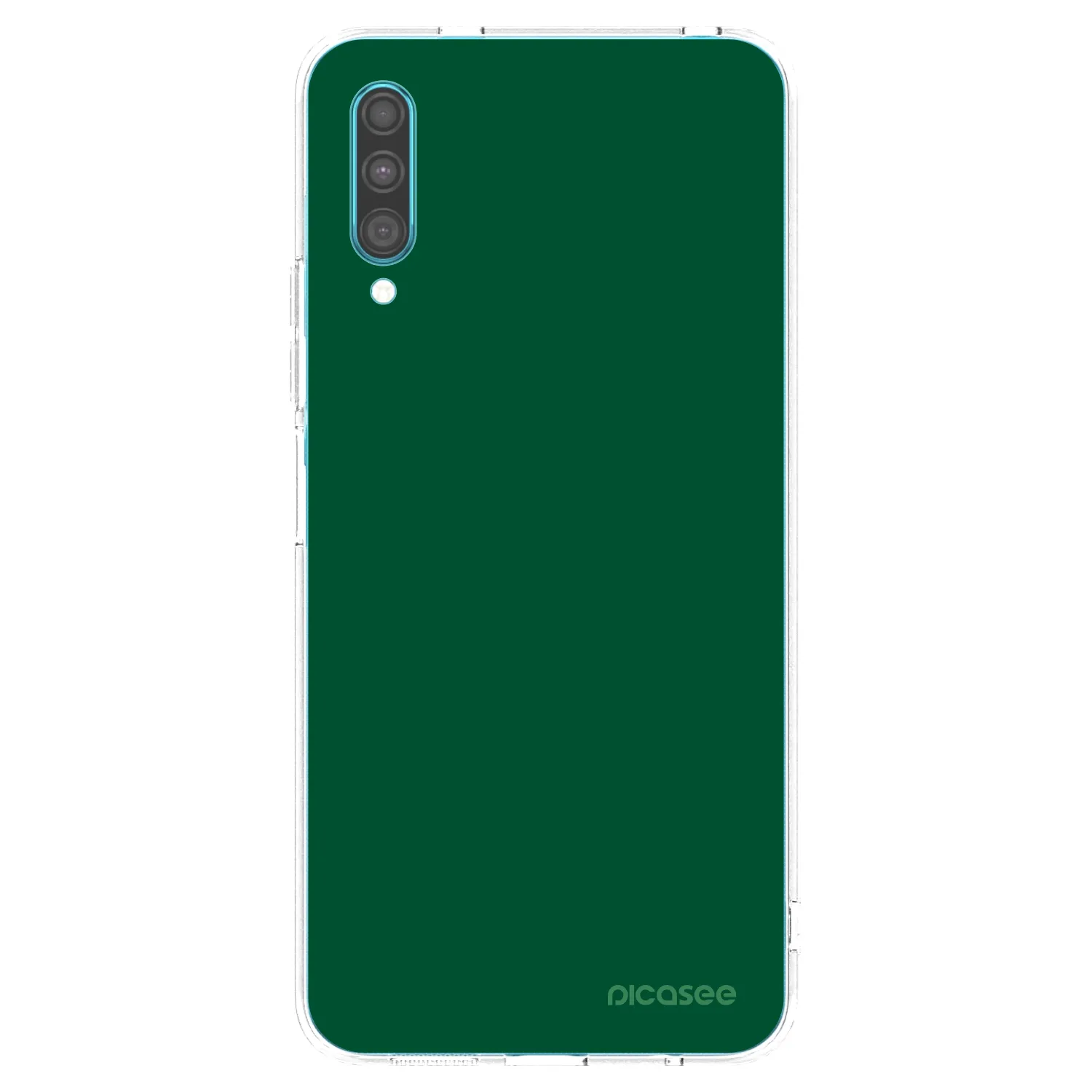 Picasee silikónový prehľadný obal pre Samsung Galaxy A30s A307F - Green Gleam