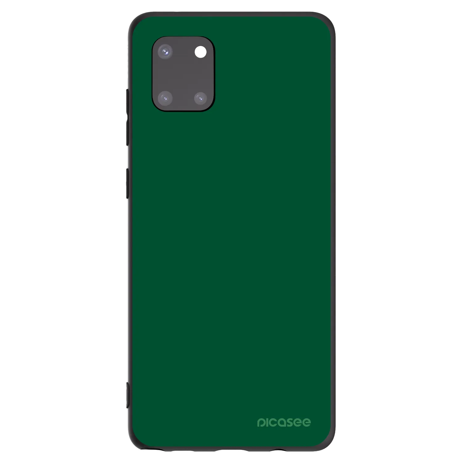 Picasee silikónový čierny obal pre Samsung Galaxy Note 10 Lite N770F - Green Gleam