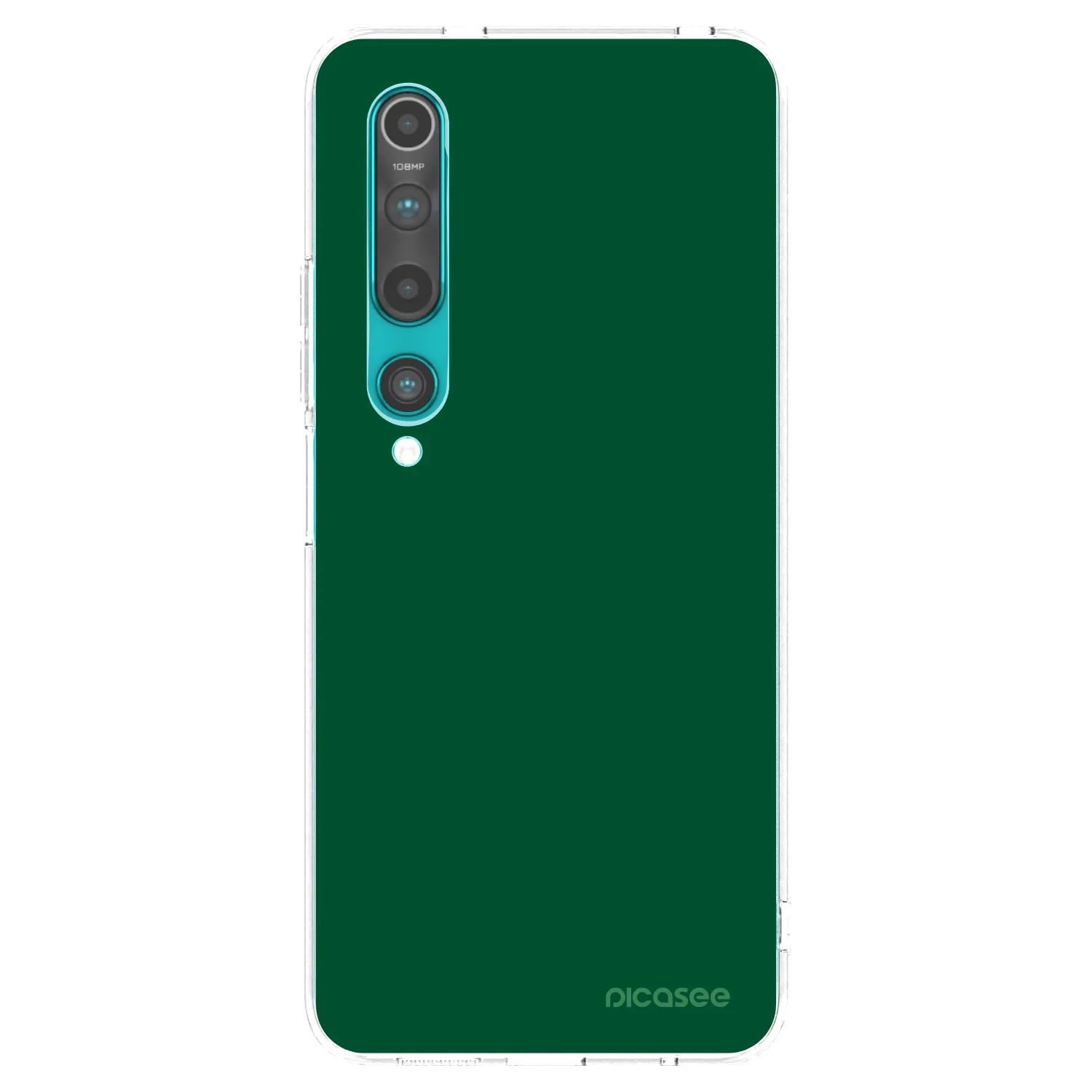 Picasee silikónový prehľadný obal pre Xiaomi Mi 10 - Green Gleam