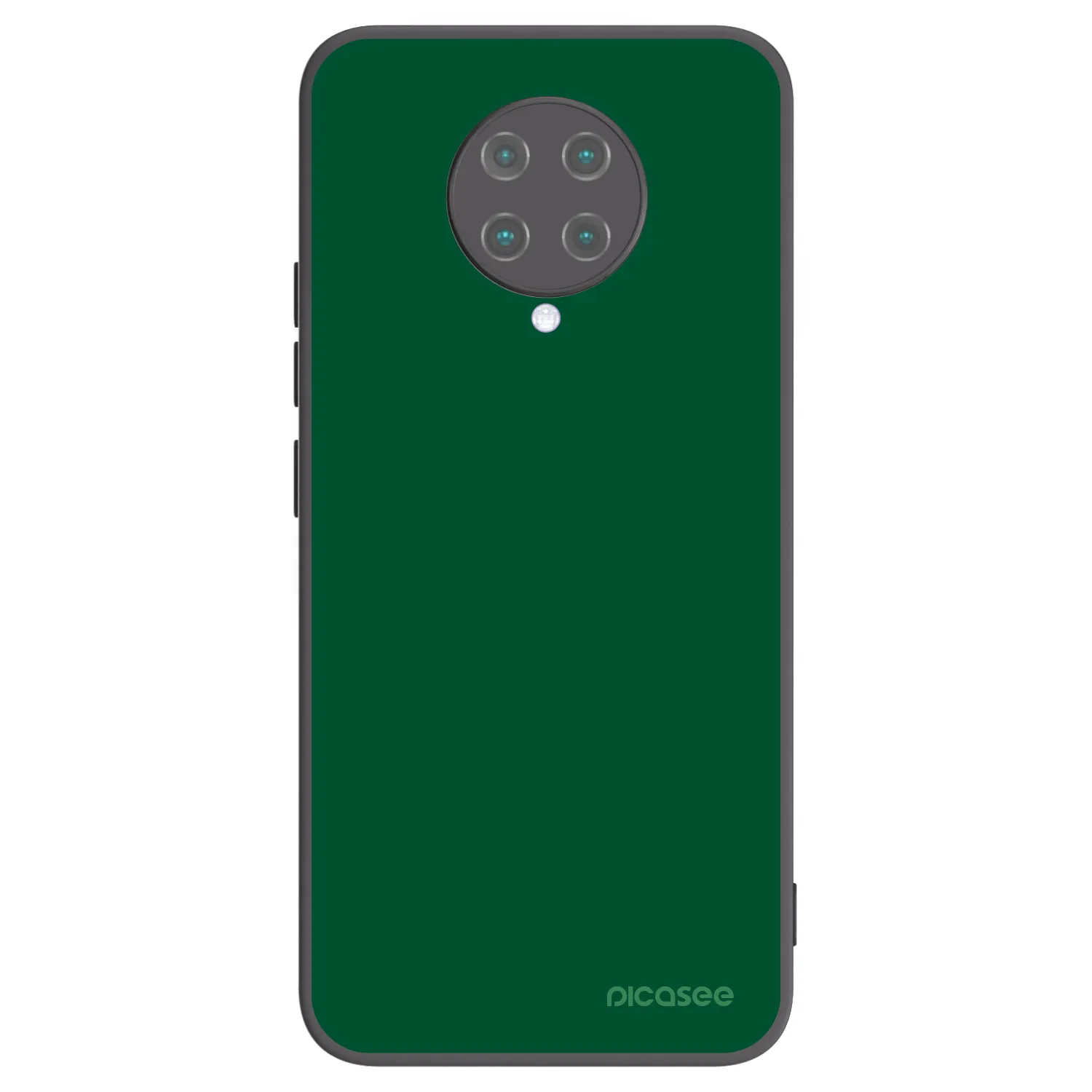 Picasee silikónový čierny obal pre Xiaomi Poco F2 Pro - Green Gleam