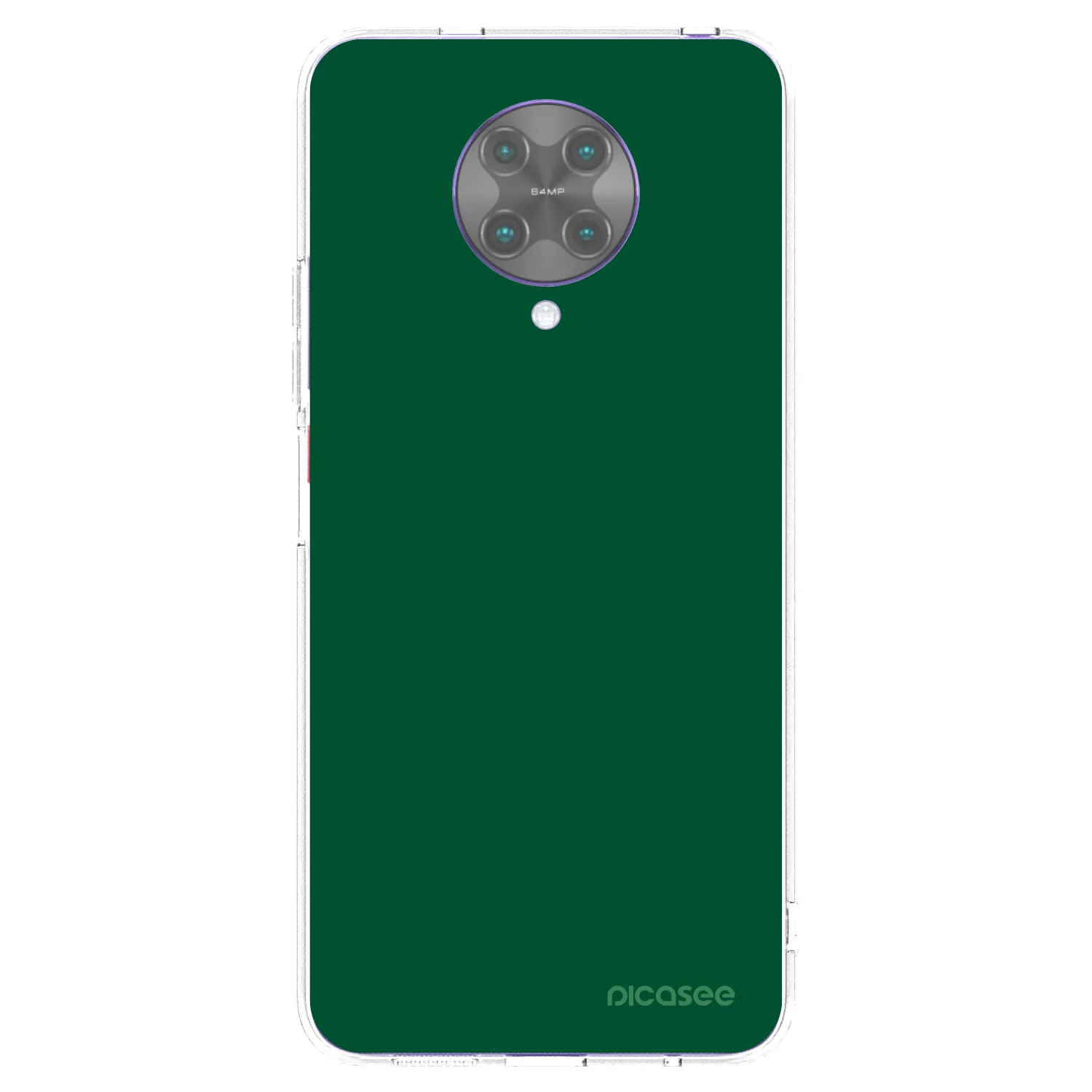 Silikónový prehľadný obal pre Xiaomi Poco F2 Pro - Green Gleam