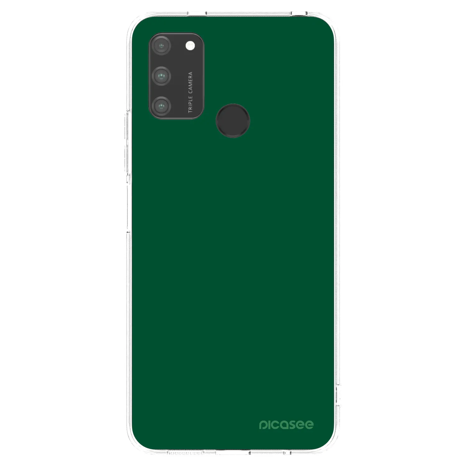 Picasee silikónový prehľadný obal pre Honor 9A - Green Gleam
