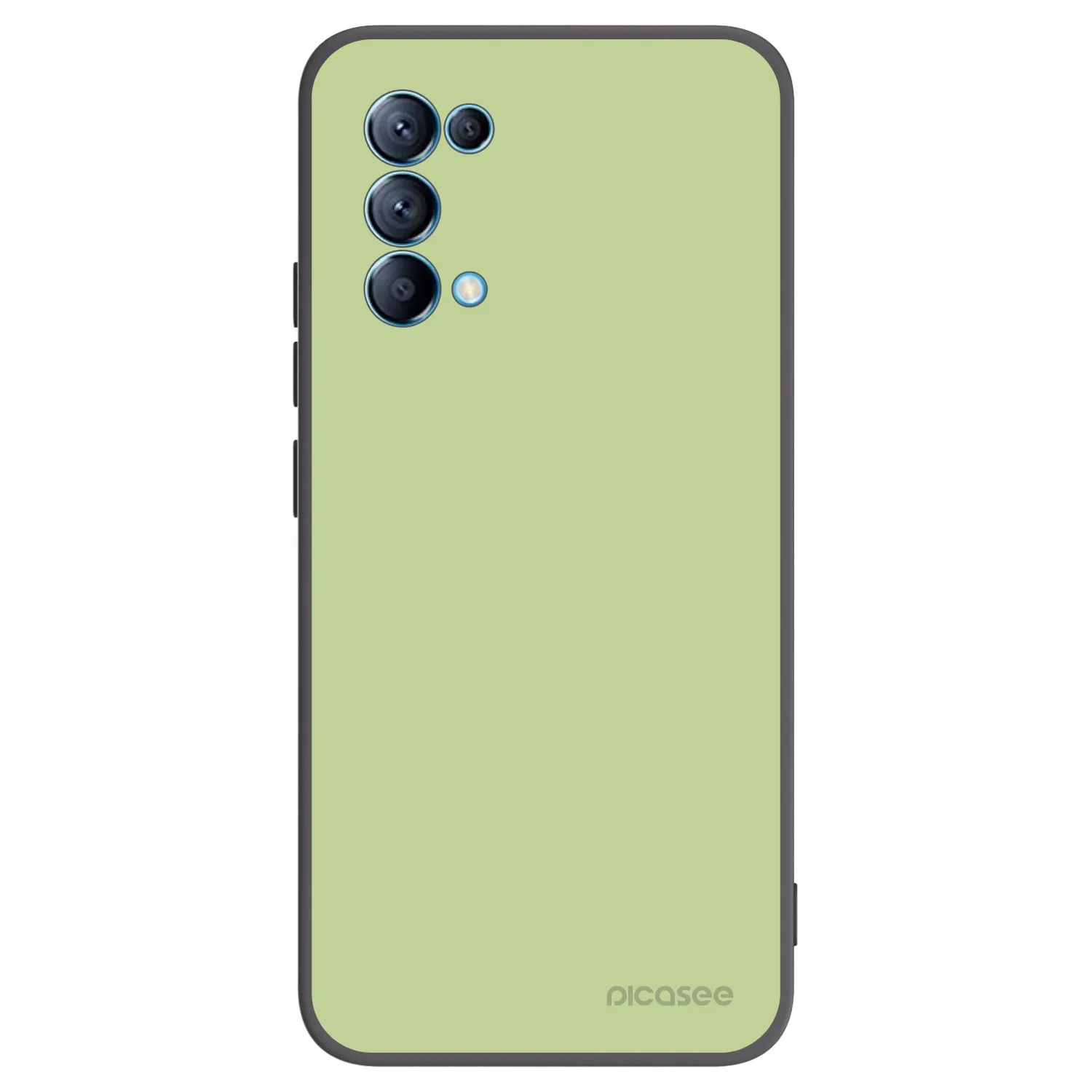 Picasee silikónový čierny obal pre OPPO A16s - Heavenly Hints
