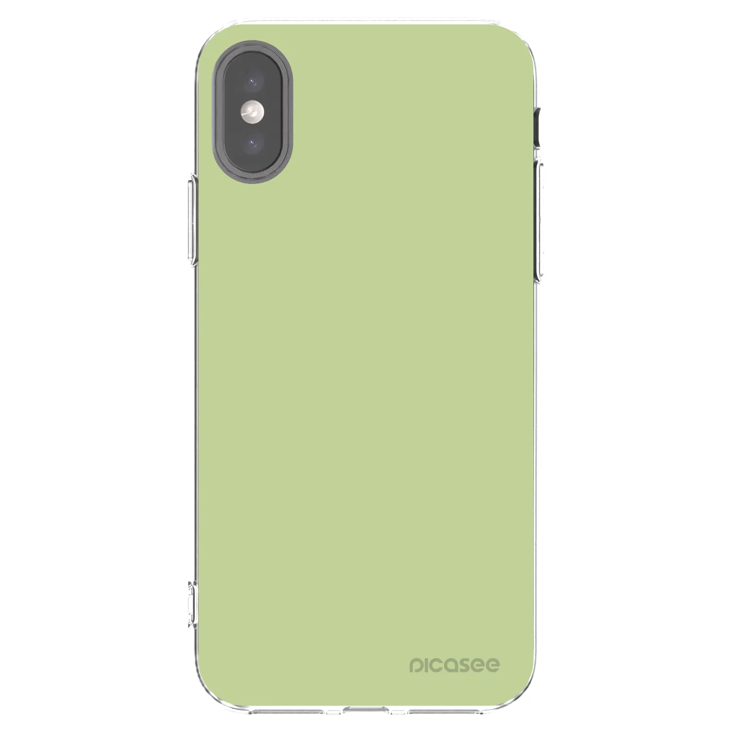 Picasee silikónový prehľadný obal pre Apple iPhone X/XS - Heavenly Hints
