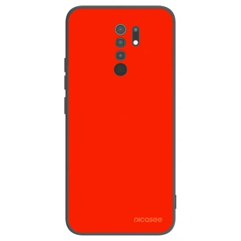 Picasee silikónový čierny obal pre Xiaomi Redmi 9 - Maranello Red
