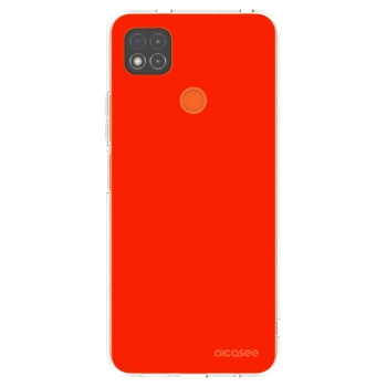Picasee silikónový prehľadný obal pre Xiaomi Redmi 9C - Maranello Red