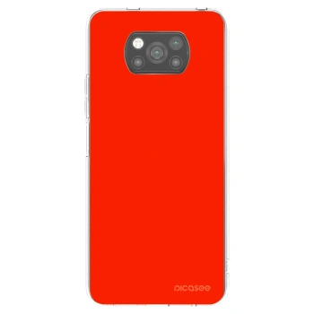 Picasee silikónový čierny obal pre Xiaomi Poco X3 - Maranello Red