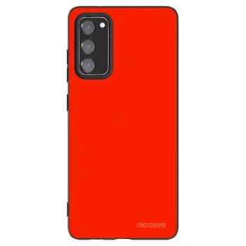 Picasee silikónový čierny obal pre Samsung Galaxy S20 FE - Maranello Red