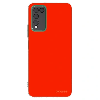 Picasee silikónový prehľadný obal pre Honor 10X Lite - Maranello Red