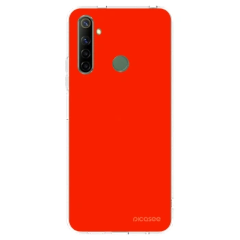 Picasee silikónový prehľadný obal pre Realme 6i - Maranello Red