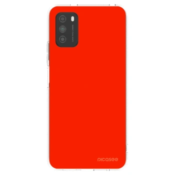 Picasee silikónový prehľadný obal pre Xiaomi Poco M3 - Maranello Red